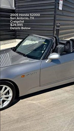 2005 Honda S2000San Antonio TX Craigslist