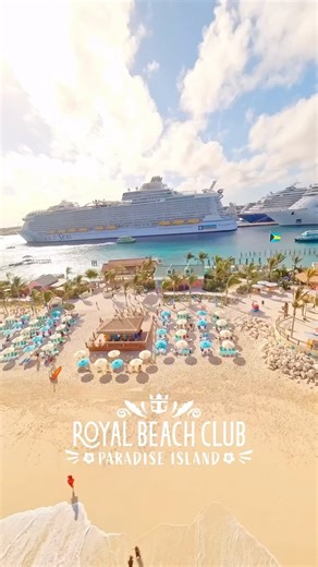 Alyssa A. Howard 🦋 on Instagram: "Royal Caribbean’s new private beach club Paradise Island (& yes, it lives up to the name) is now officially open to the public TODAY! | 12.23.25 🎉 #royalbeachclub Next time you cruise with @royalcaribbean to the Bahamas, make your way to the all inclusive private beach club and have yourself a TIME! All inclusive, great vibes, beautiful views, and an exclusive experience you’ll never forget! 🏝️✨🍹 P.S. I absolutely love that Royal Caribbean and the Bahamas BO