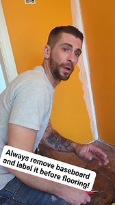 29K views · 87 reactions | It's very important to remove all baseboard before installing your flooring! Quarter round is not ok. #anotherone #paint #construction #savage #viral #work #tools #diy #cabinetmaking #Maine #carpentry | Your Favorite Contractor | Facebook