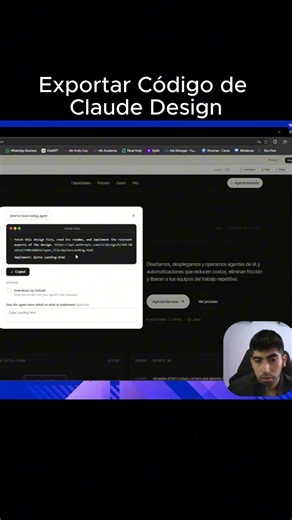 Claude Design exporta directo a Claude Code