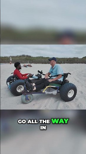 DIY Beach Wheelchair!