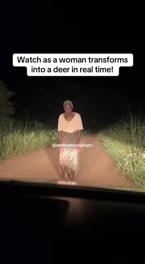 Transformation of a Woman Into a Deer in Real Time