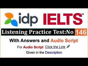 idp IELTS Listening Practice Test 146 With Answers