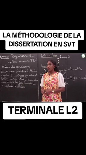 Méthodologie de la Dissertation en SVT pour Terminales L2