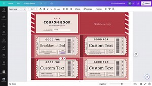 Love Coupon Book, Valentine Coupon Book, Anniversary Coupon Book, Valentines Coupon, Coupon Book for Him,coupon Book for Her,coupon Template - Etsy