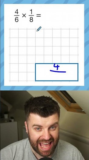 Multiplying fractions is actually simple! #maths #education
