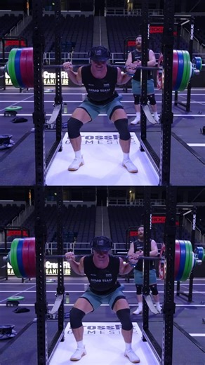 Exciting Back Squat PRs at 2025 CrossFit Games
