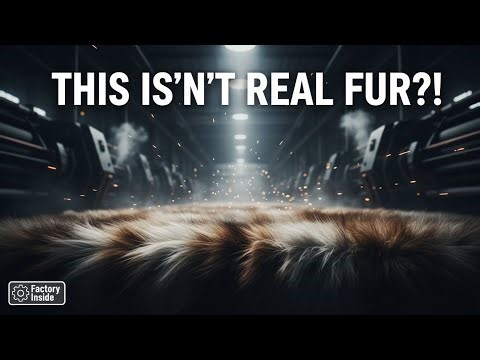 How Faux Fur Is Made Today | Inside a Modern Factory (AI Generated)