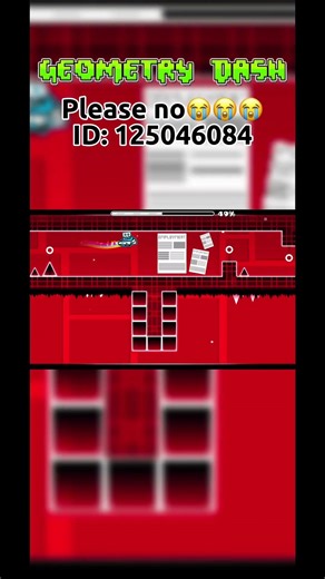 Please no😭GD #geometrydash #minecraft #fortnite #funny #cat #cute #clashroyale #mcskins