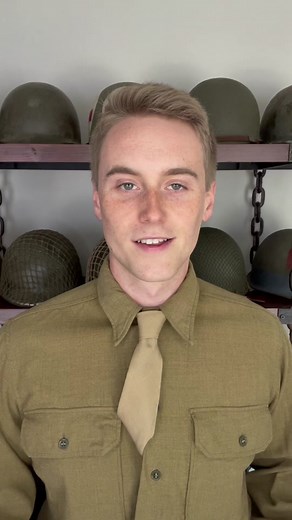 These days, ties are often only seen as a part of a military dress uniform, but back in WWII, ties were often worn without a dress tunic for training and other duties. #wwii #history #ww2 #didyouknow #todayilearned