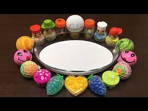 Mixing Random Things into Glossy Slime !!! Slimesmoothie Satisfying Slime Videos