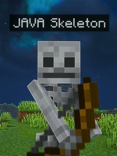Java Skeleton VS Bedrock Skeleton 💀