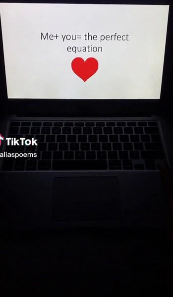 Romantic Math Poetry: A Love Equation