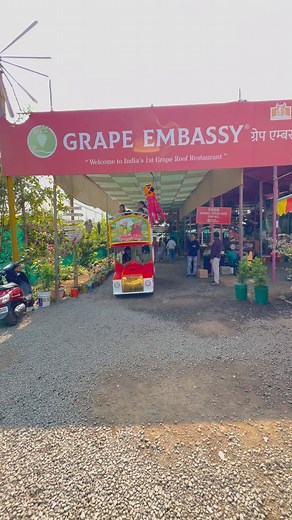 Saurabh Birari | India’s First Grape Roof Misal Place in Nashik @grape_embassy . Address- Grape Embassy Misal Gangapur road near Bapu Bridge suyojit garden... | Instagram