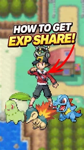 Trading THIS Item Will Give You The EXP Share | Pokémon Heartgold & SoulSilver #shorts