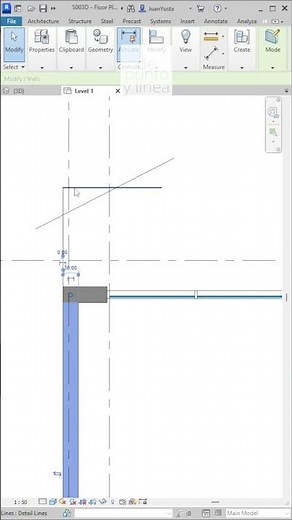 Create detail line in Revit