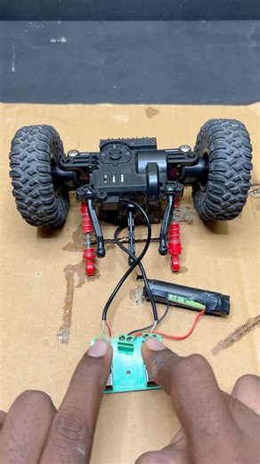 Rc Car Working 2×2Moving and Turn #dcmotor #youtubeshorts #shortsfeed #shorts #project