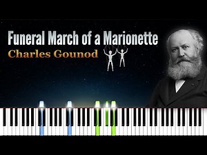 Funeral March of a Marionette - Charles Gounod | Piano Tutorial | Synthesia | How to play