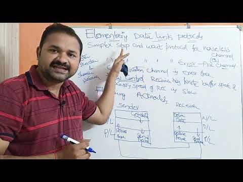 Simplex Stop and Wait Protocol for Noiseless(Error Free) Channel | Elementary Data Link Protocols|CN