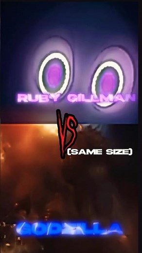 Godzilla vs Ruby gillman