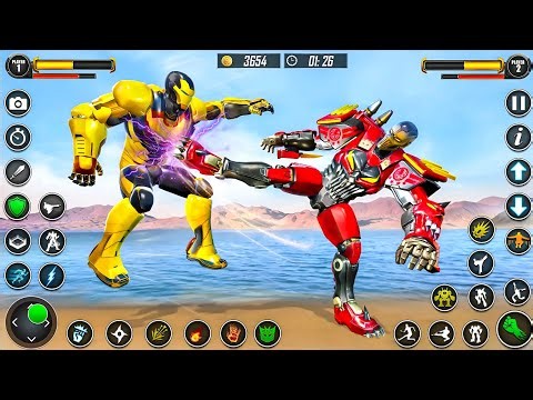 Angry Bee Robot Transformation Jet Car Robot Game 2020 Mega Robot Car in City - Android Gameplay
