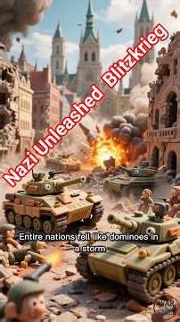Nazi Germany unleashed the Blitzkrieg