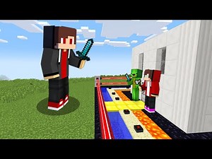 Dark JJ vs. Security House Battle - Minecraft