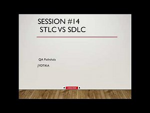 SESSION 14 SDLC VS STLC MANUAL TESTING TUTORIAL IN HINDI