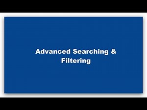 Systematic Reviews 3: Database Searching