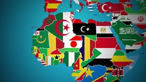 Niger map flag country nation outline world motion graphics animation