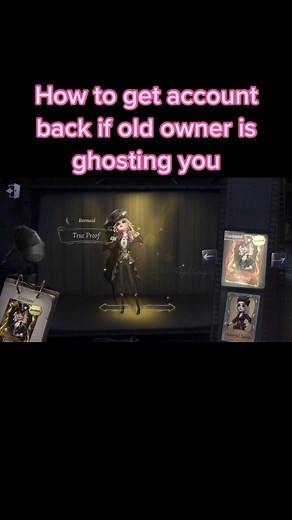 Identity V Account Recovery Guide