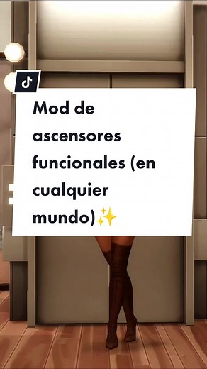 Mod de ascensores funcionales para cualquier mundo, podrás tener hasta 10 ascensores por lote ✨✨#thesims4tutorial #sims #thesims4 #thesims4gameplay #sims4modsandcc #foryou #viral #parati #modssims #trucossims4