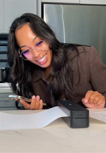If you’re tired of begging your leasing office to prince your documents…or paying UPS, this is what you need! It’s a thermal printer so it only prints black and white, and on thermal paper. It does come with a stack or perforated letter size paper for you to start, and you’ll never need ink!