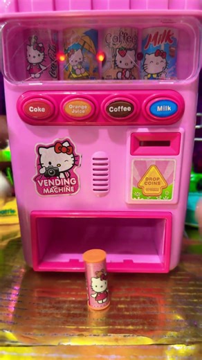 ❤️asmr viral now hello kitty automatic vending machine❤️ #viral #satisfying