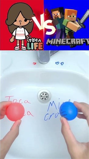 Toca Boca vs Minecraft. Who Will Win? #challenge