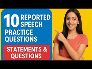 10 Reported Speech Practice Questions | Direct Indirect Speech class 10 | English Grammar Exercise