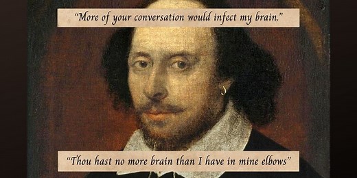 35 Shakespearean insults to take down your enemies and crack up your friends