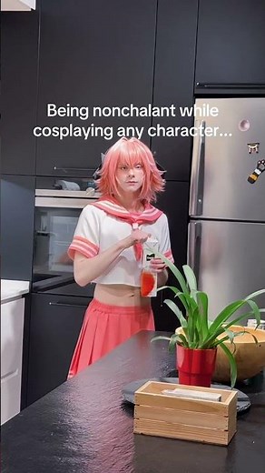 Nonchalance is the only skill that matters.🥤#cosplay #astolfo #FGO #fategrandorder #femboy