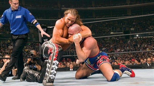 Kurt Angle Says Shawn Michaels Went 10 Minutes Over At WrestleMania 21: 'I'm Scared To Death That I'm Going To Have Heat When I Come Back' - Fightful | WWE News, AEW News, Pro Wrestling Backstage News