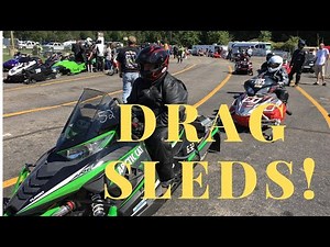 This is WHY Two Stroke DRAG SLED RACERS Are CRAZY! WILD MACHINES