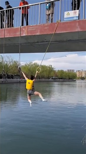 She Successfully Crossed The Entire Ring Bridge #shortsvideo