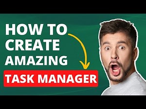How To Create Amazing Task Manager in Google Sheet