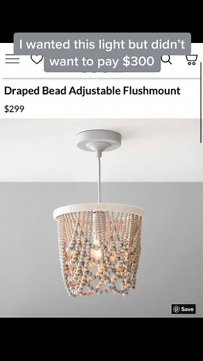 DIY Beaded Chandelier Tutorial