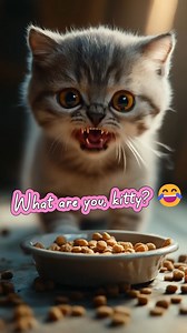 Kitten's most honest answer! 🤣💨 #funnycat #fart #laugh #kitty #kitten #catlover #lipsynccat | CatCrafter.AI