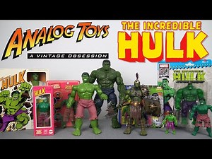 Hulk action figure collection!