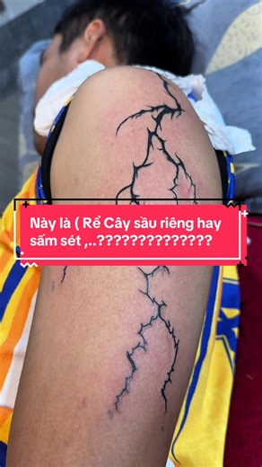 Này là( rễ cây sầu riêng hay sấm sét) #xăm_hình_nghệ_thuật #xuhuong #fyp