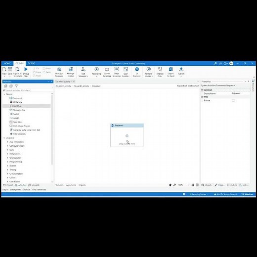 Printing numbers from 1️⃣-🔟 using do-while loop in UiPath Studio