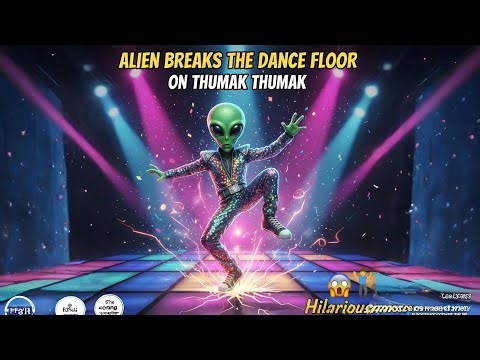 Alien Breaks the Dance Floor on Thumak Thumak 🤯🕺 | Hilarious!