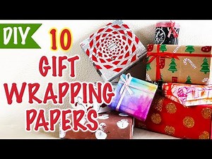 How To Make Gift Wrapping Paper | DIY Christmas Gift Wrap | Kreena Desai