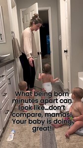After having two sets of multiples, I have learned that every baby hits milestones at different times. And guess what?!? That’s okay!!! Save yourself from comparison that only steals your joy and brings about fear and worry! • • • #babies #babiesofinstagram #love #triplets #twins #mama #momofmultiples #milestones #dontcompare Credit: @oldani.fullhouse | We are Amma